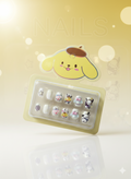 Sanrio Character 3D Press-On Nail Art Set for Kids – 12pc Pre-Glued False Nails